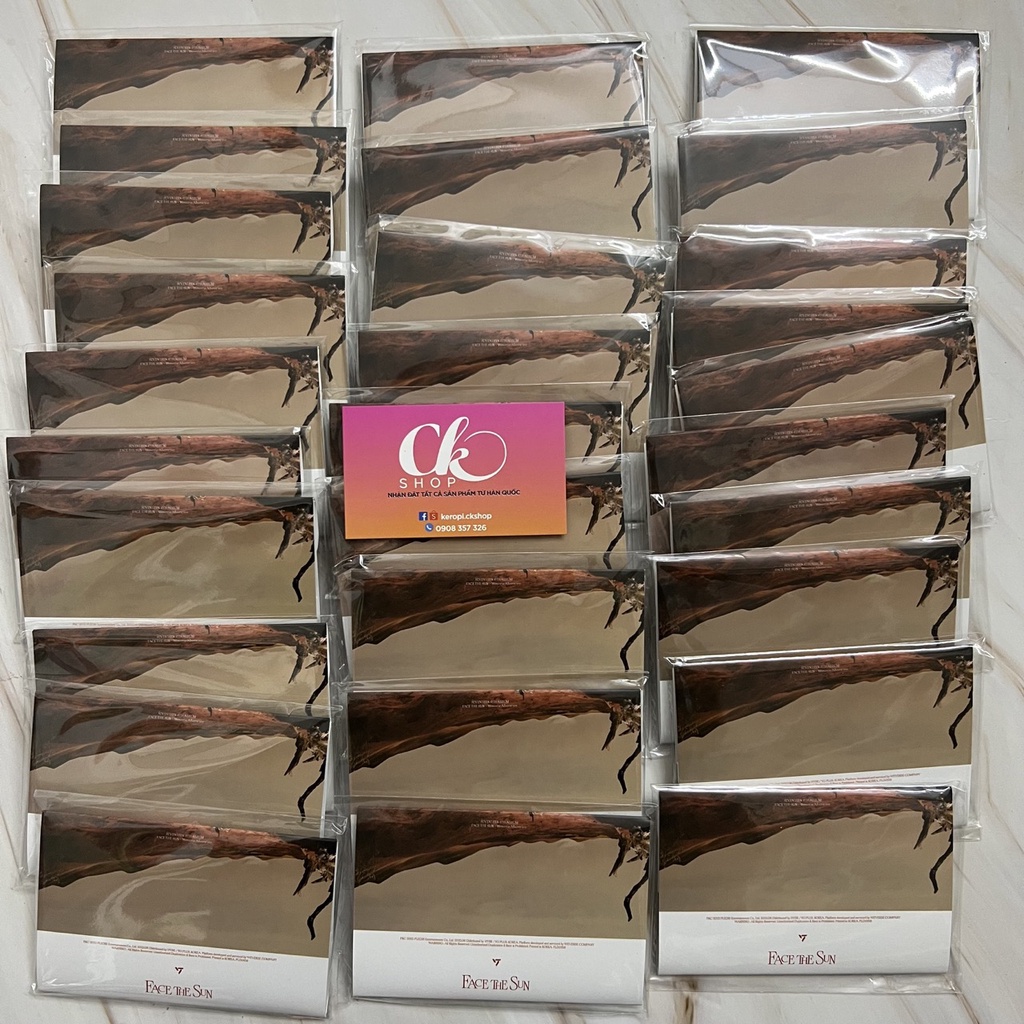 Bộ ảnh SEVENTEEN - FACE THE SUN bả digi code Weverse có sẵn