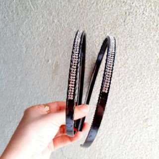 Bờm cài tóc đũa đính hạt 2 hàng siêu xinh