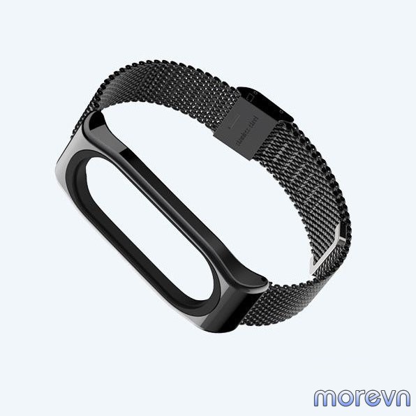 Dây đeo kim loại mắt lưới Mi band 4, mi band 3 chính hãng Mijobs - dây đeo thay thế miband 4, miband 3 viền CLASSIC