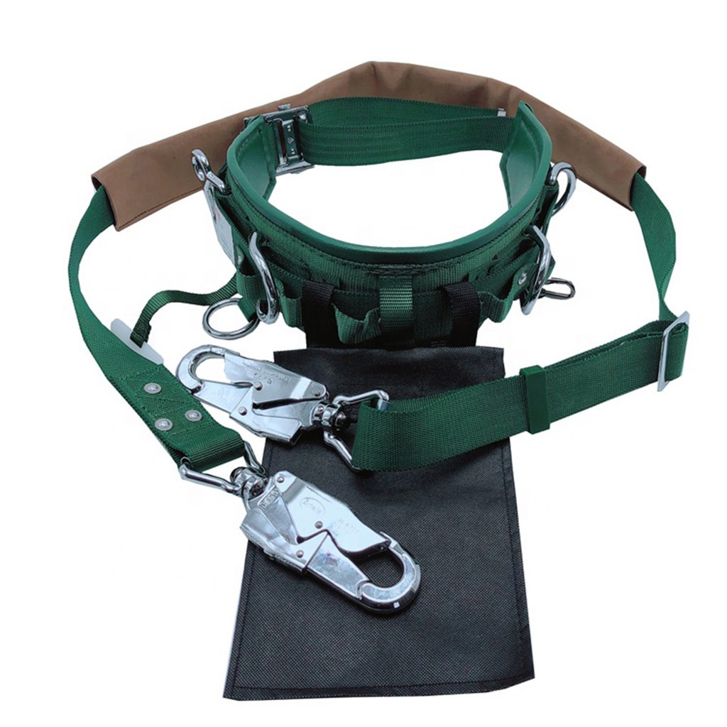 Đai an toàn điện lực Adela H117 - Dây đai bụng quàng trụ 2 móc thép không gỉ - CHÍNH HÃNG [XSAFE] [XTOOLs]