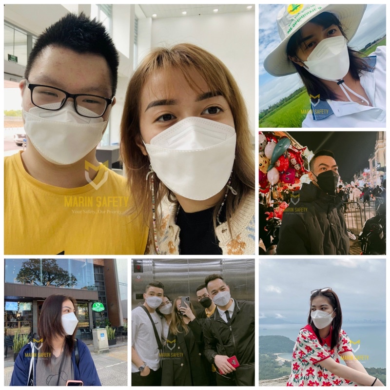 Khẩu trang KF94 4D kháng khuẩn AN MASK chống giọt bắn, chống bụi mịn, không thấm nước công nghệ Hàn Quốc