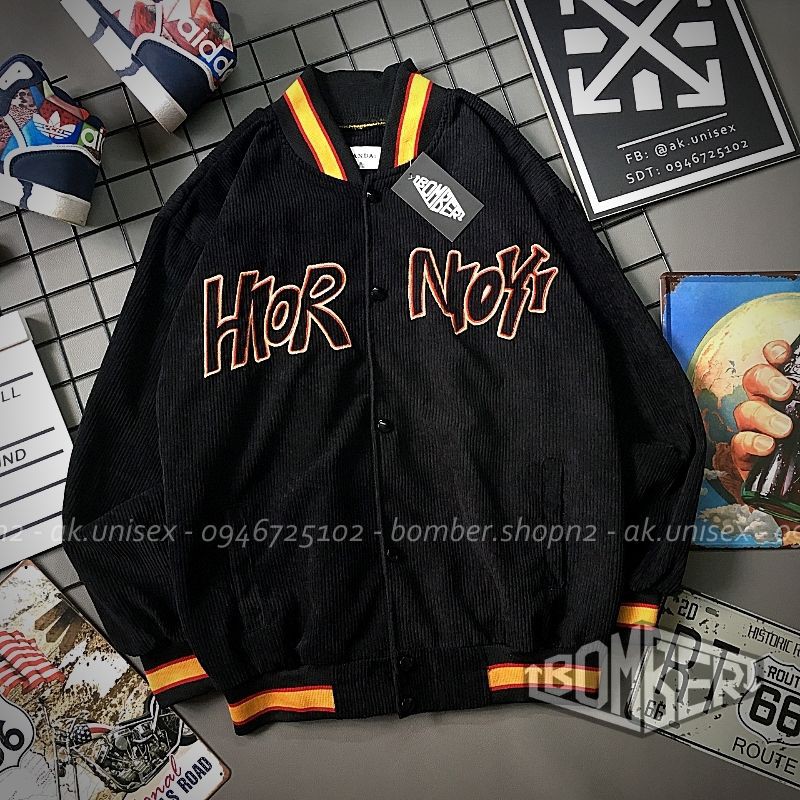 [Có Ảnh Thật] Áo khoác Nhung hình thêu NOR thiết kế style Unisex cho cả nam và nữ (1 màu freesize) | BigBuy360 - bigbuy360.vn