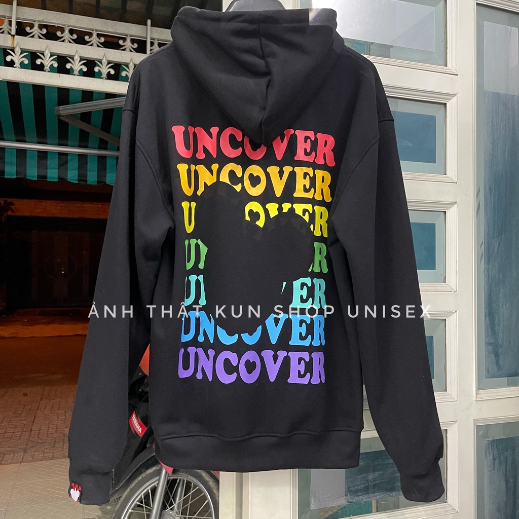 Áo khoác nỉ hoodie  unisex uncover basic hoodie v2 kunshop1996