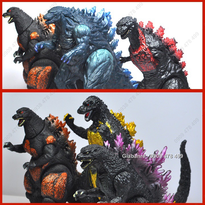 Mô Hình Quái Vật Godzilla Nhật Bản - Cao 15 Cm - Có Chỉnh Khớp - nhiều mẫu - 7765