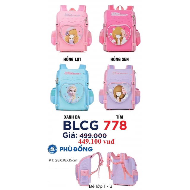 BALO CHỐNG GÙ 778 CHO BÉ GÁI