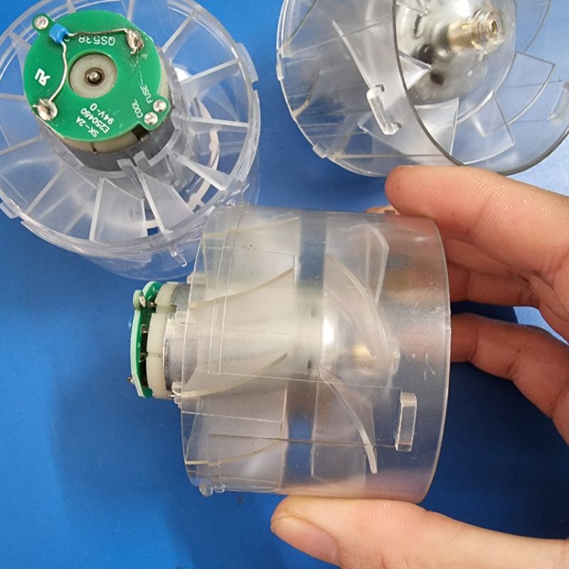 bộ động cơ hút gió 12-24V máy sấy tóc (động cơ mới)