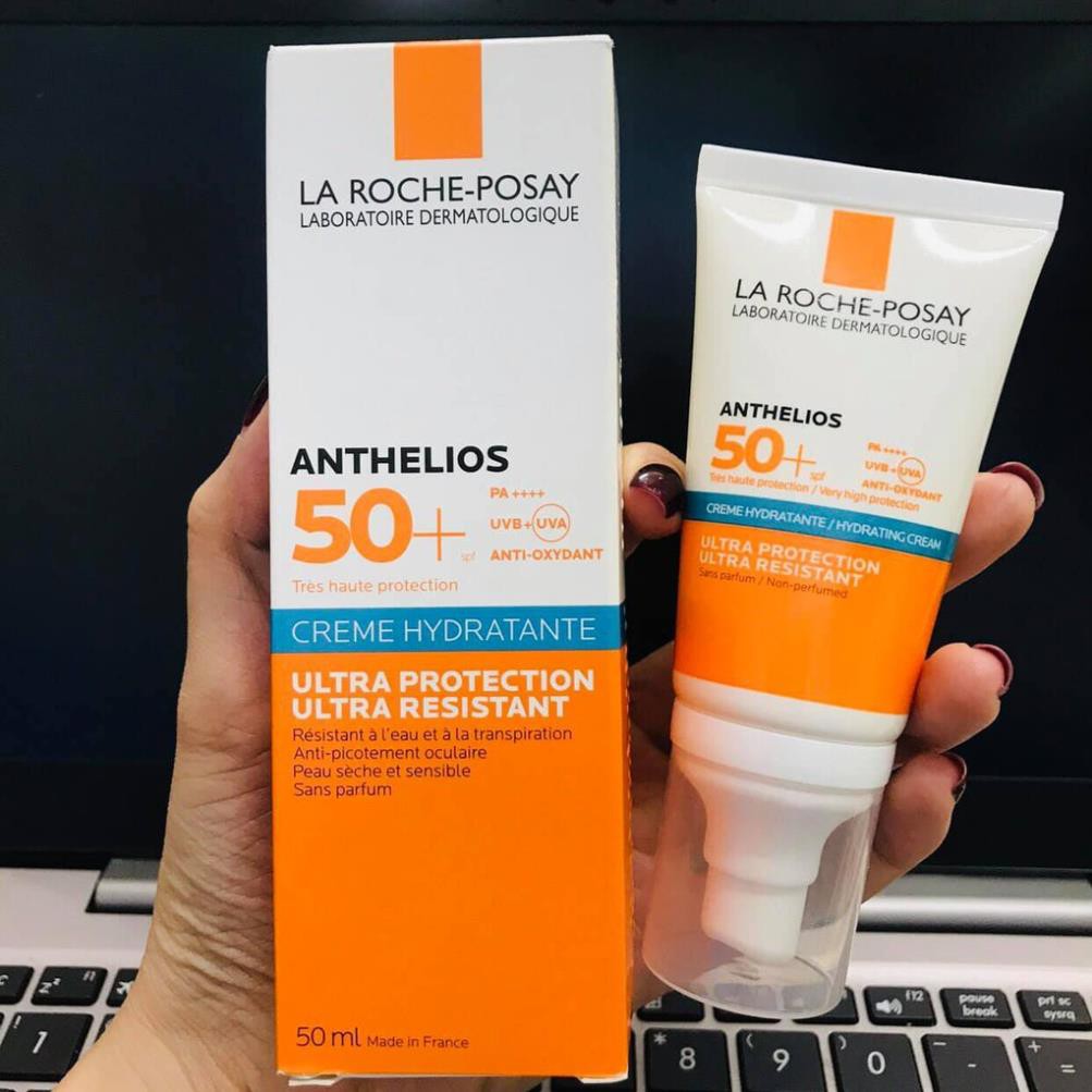 KEM CHỐNG NẮNG LA ROCHE-POSAY CHO DA KHÔ & HỖN HỢP THIÊN KHÔ ❤ LA ROCHE-POSAY ANTHELIOS HYDRATING CREAM SPF50+