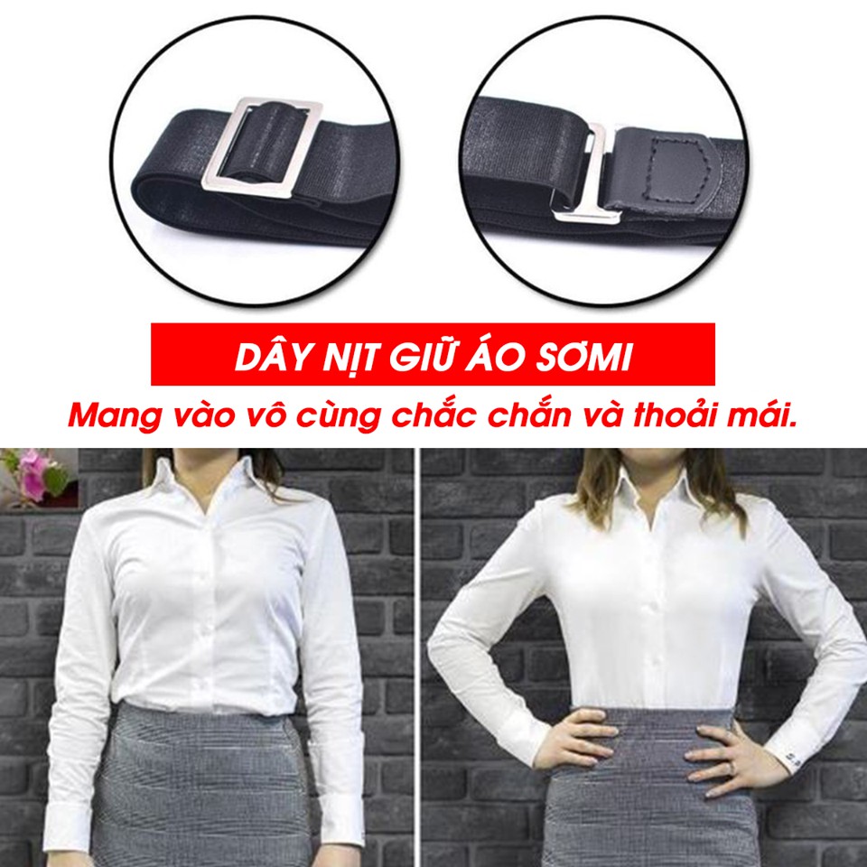 Dây Nịt Giữ Áo Sơ Mi Đai Thắt Lưng Kẹp Sơ Vin Cho Nam Nữ Cao Cấp | BigBuy360 - bigbuy360.vn