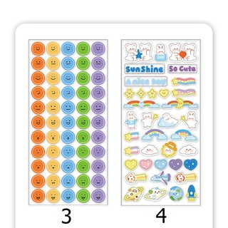 STICKER TRANG TRÍ TOPLOADER - STICKER CONFETTI MẪU 4