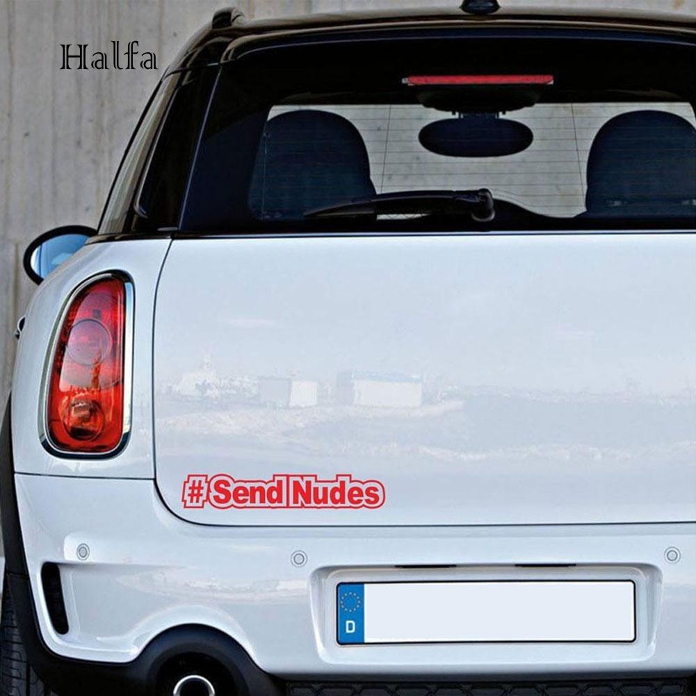 Hl Bộ Dụng Cụ Vẽ Tranh Nghệ Thuật☆Miếng Dán Trang Trí Xe Hơi Họa Tiết Chữ Vui Nhộn