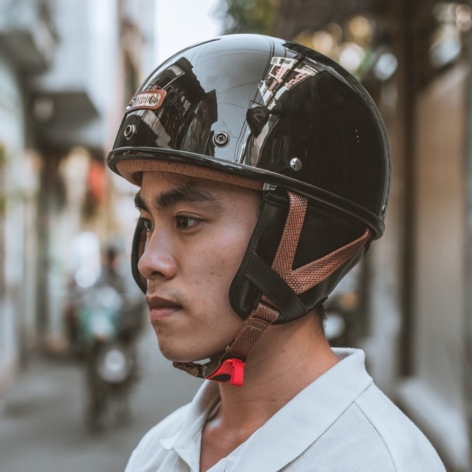 Mũ bảo hiểm nửa đầu Bulldog Pug - Bảo hành 2 năm - BikerSaiGon