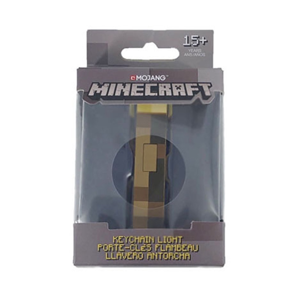 Móc Khóa Đèn Pin LED Phong Cách Game Minecraft