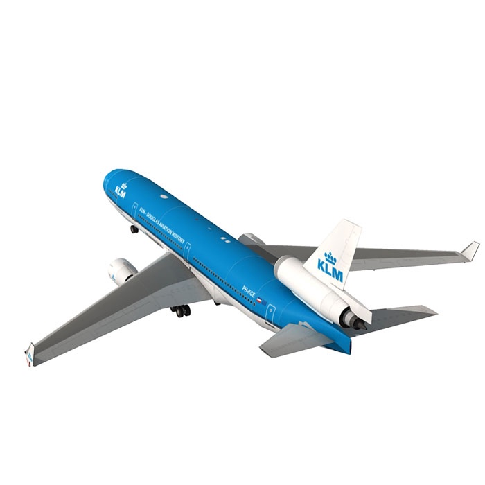 Mô hình giấy máy bay KLM Boeing 737-900 tỉ lệ 1/100