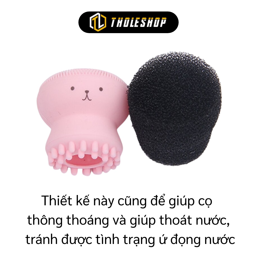 Cọ rửa mặt - Cọ Massage Kiểu Dáng Bạch Tuộc Độc Đáo Sạch Siêu Tiện Lợi 3390
