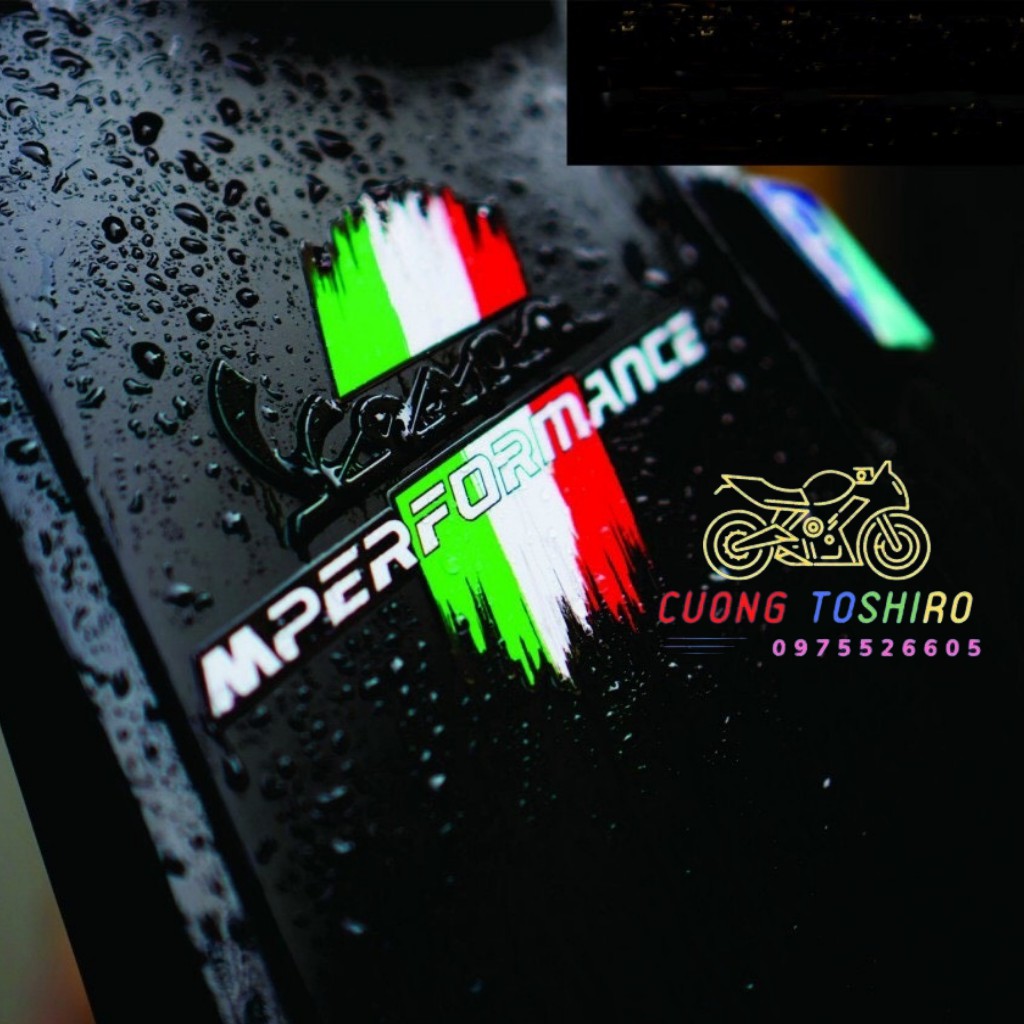 Tem dán xe Mperformance ITALY / AMG / ĐỨC / PHÁP chống nước siêu đẹp