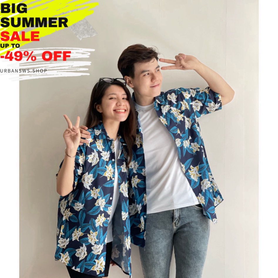 (SALE OFF) Áo Sơ Mi Lụa Mềm Mịn, In 3D, Form Rộng, Unisex, Bắt Trending Cho Các Bạn Trẻ