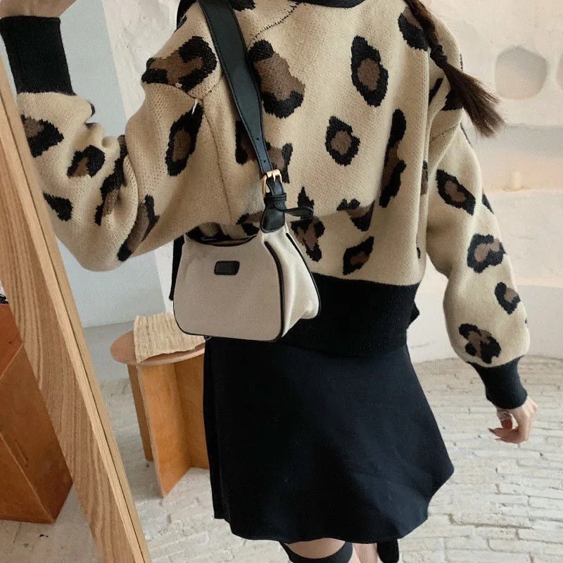 [ORDER TAOBAO] ÁO CARDIGAN DÁNG NGẮN HOẠ TIẾT BEO