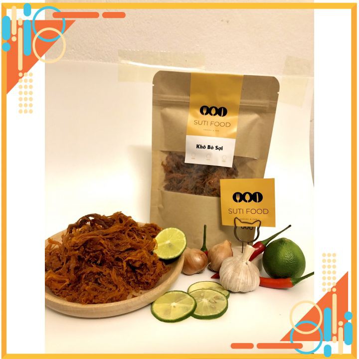 [250G] KHÔ BÒ XÉ SỢI ĐẶC BIỆT Loại 1 - Thơm Ngon Chuẩn Vị - Chứng Nhận ATVSTP | BigBuy360 - bigbuy360.vn