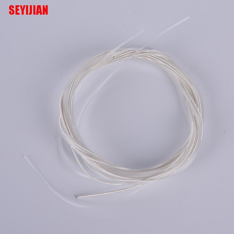 (SEY) 6Pcs Guitar Strings Nylon Silver Plating Set Super Light For Acoustic Guitar