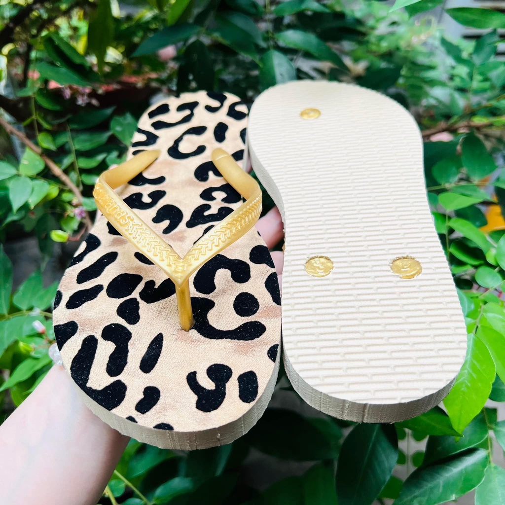 Dép kẹp xỏ ngón, dép tông nữ Havaianas 2 tầng gia công hàng handmade siêu bền đẹp b2