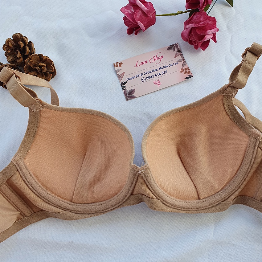 [287] Áo ngực Cup A - Mút đệm nhẹ - Siêu Bền - Không gọng và có gọng