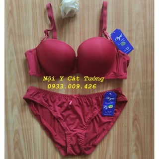 Bộ đồ lót Boya trơn cúp ngang nâng ngực