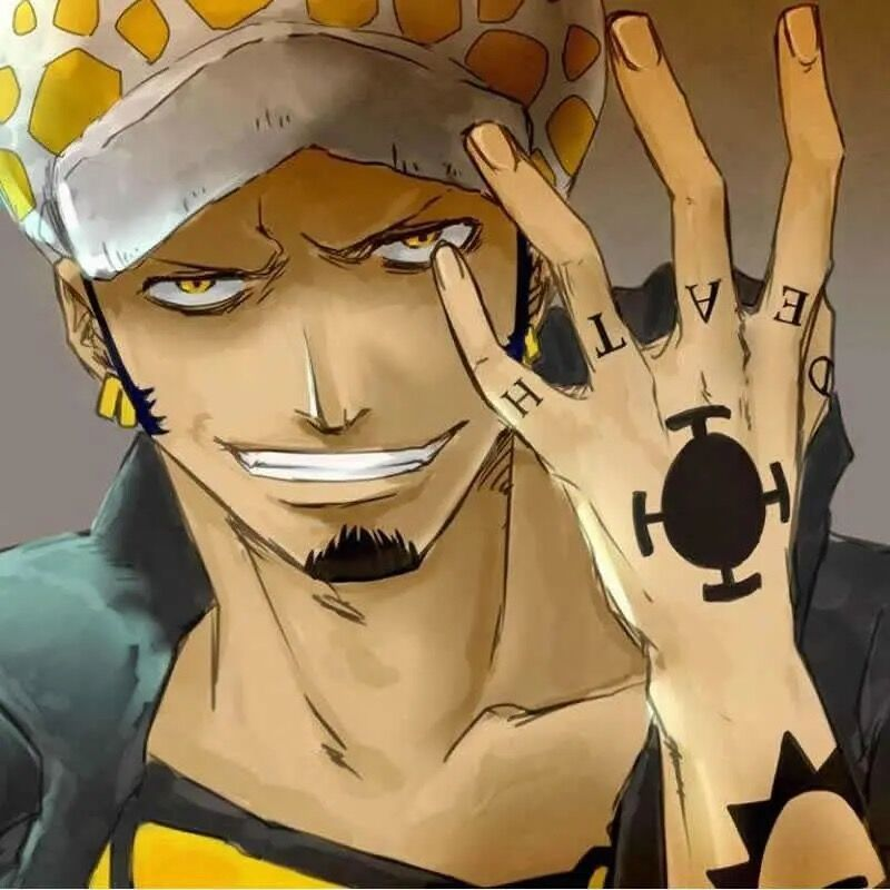 Set 10 Nhãn Dán Hình Xăm Nhân Vật Hoạt Hình One Piece