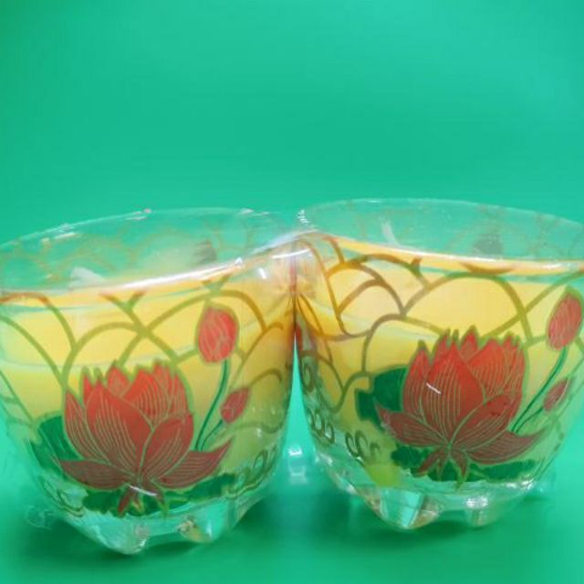 Hộp nến bơ cốc T01 bông sen