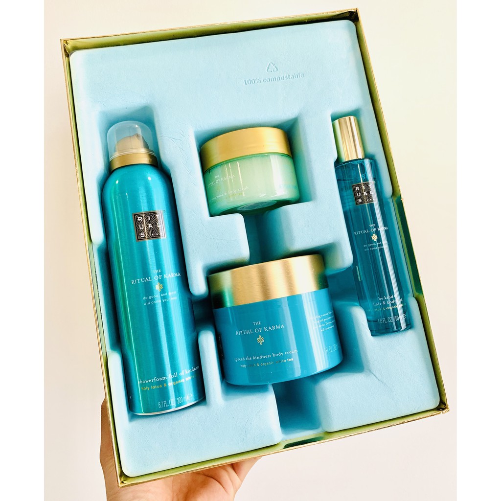 [BILL US/FR] RITUALS KARMA Bộ Gift Set 4 món Soothing Collection - (Size L)