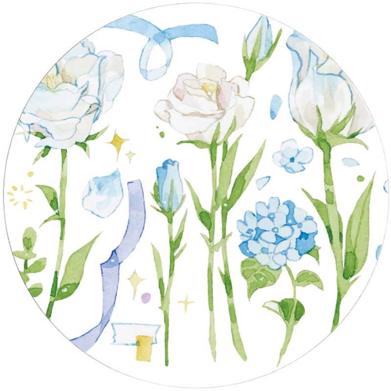 Washi tape bộ sưu tập hoa dạng pet