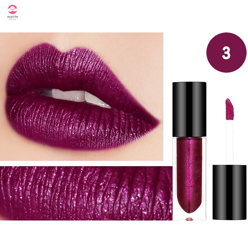 Starry Sky Lipgloss Waterproof Non-stick Shimmering Long-lasting Lip Glaze Liquid Lipstick