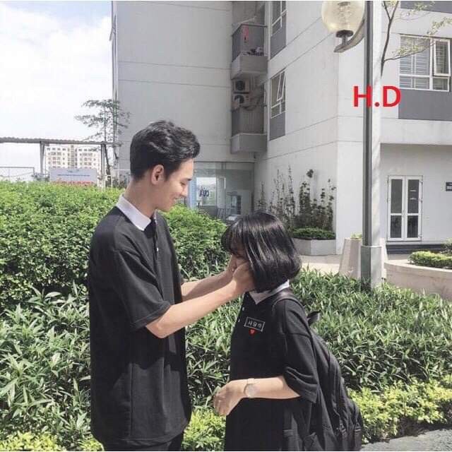 [FREESHIP ĐƠN TỪ 50K] Áo polo chữ Hàn ngực lé cổ HDA0220