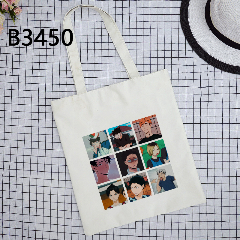 Túi Vải Xách Tay In Hình Anime Haikyuu