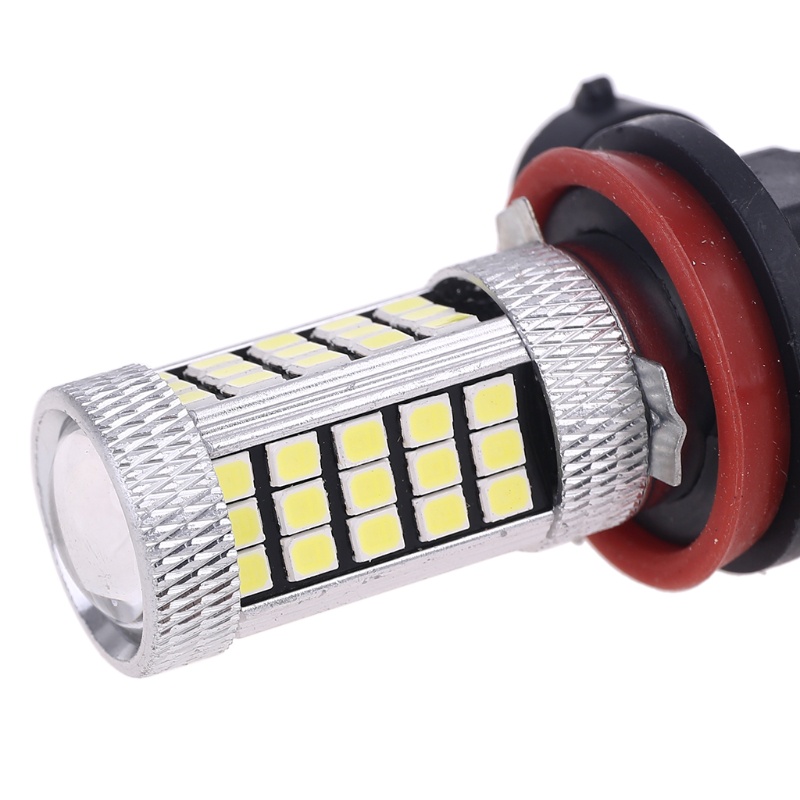Đèn LED Chiếu Sương Mù DC 12V H11 2835 66 LED 6000K Ánh Sáng Trắng Mới