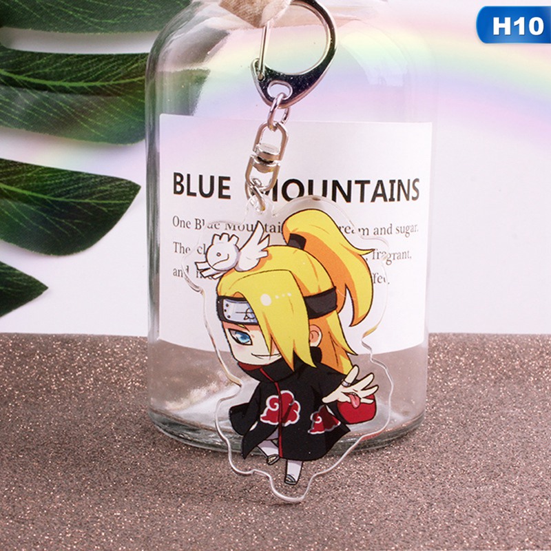 flowersqueen Móc khóa trang trí hình Naruto 16 kiểu
