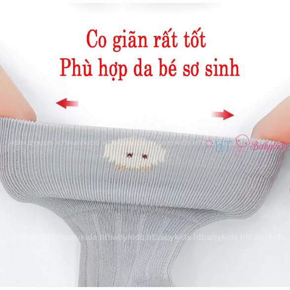 Tất Trẻ Em Tất Cho Bé Cotton 100% Chống Trượt Trơn Cho Bé Trai, Bé Gái Đi Thu Đông Cực Xinh