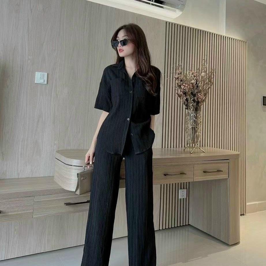 Bộ Nhăn quần dài