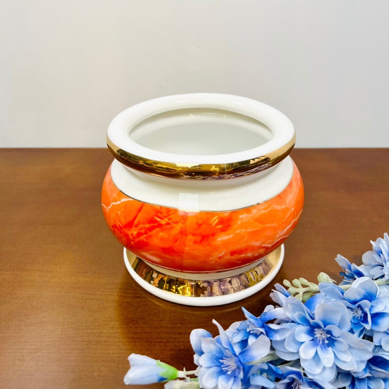 Bộ đồ thờ vân đá đỏ cao cấp ĐẠI PHÁT, bộ đồ thờ gia tiên, đồ thờ thần tài gốm sứ cao cấp, bát hương sứ