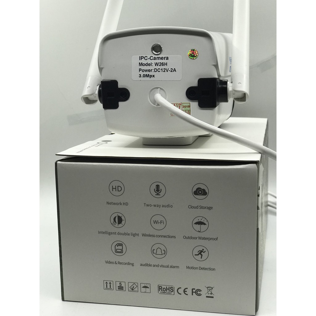 Camera IP YooSee ngoài trời W26H - Ultra HD Siêu nét 3.0Mpx | BigBuy360 - bigbuy360.vn