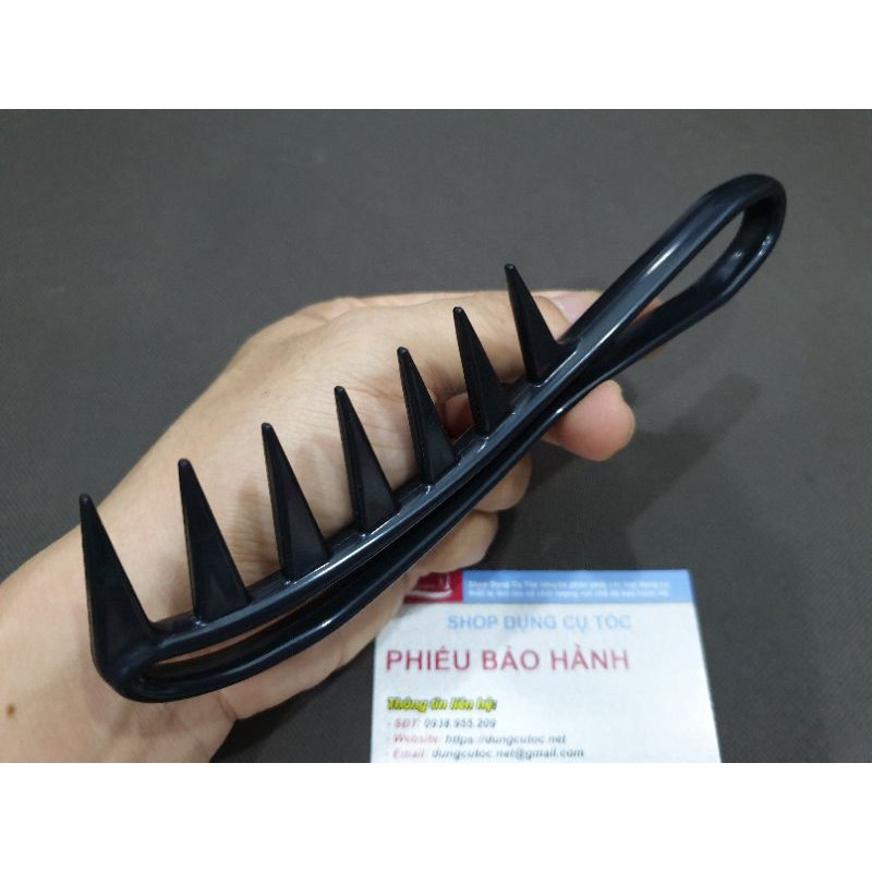 Lược Tạo Kiểu Afro Pick Răng Thưa, Lược Chải Tạo Kiểu Tóc Cho Nam.(Ảnh thật)