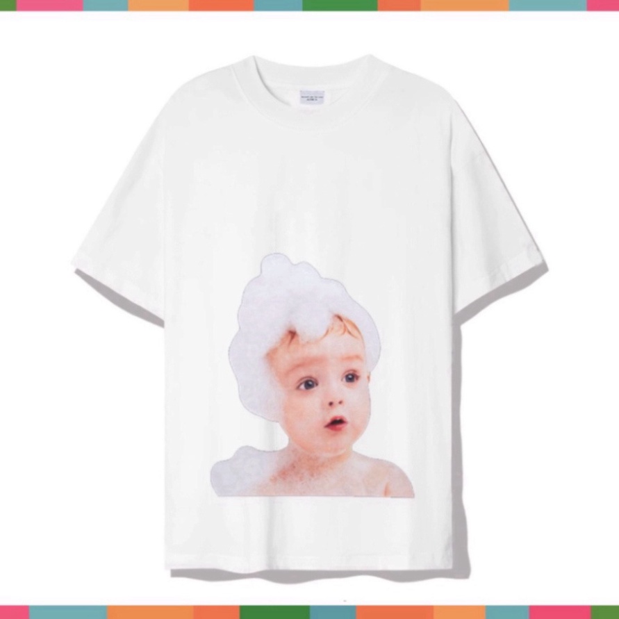 Áo thun ADLV Baby face, kiểu dáng unisex, cotton dày dặn, cộc tay cổ tròn trend hè 2022 | BigBuy360 - bigbuy360.vn