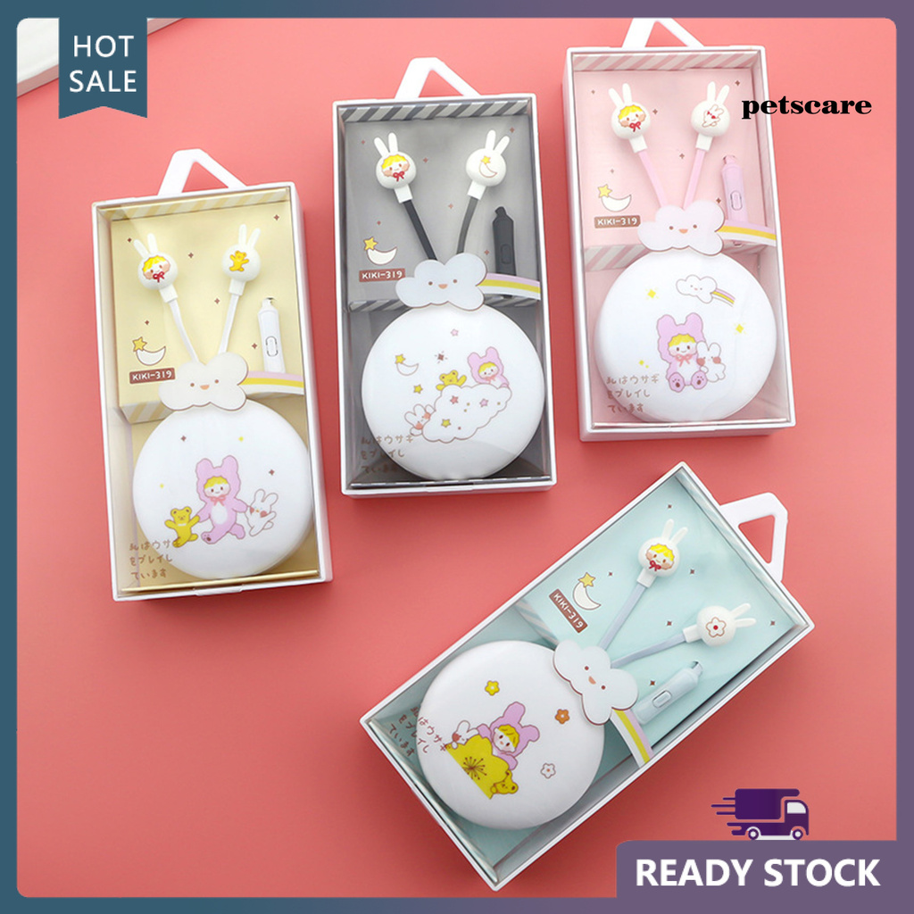 Tai Nghe Giảm Tiếng Ồn Hình Thỏ Dễ Thương Cho Điện Thoại