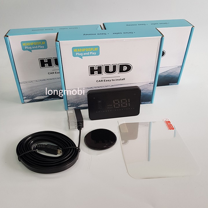 Hub A500 - HUD Hiển Thị Tốc Độ Lên Kính Lái