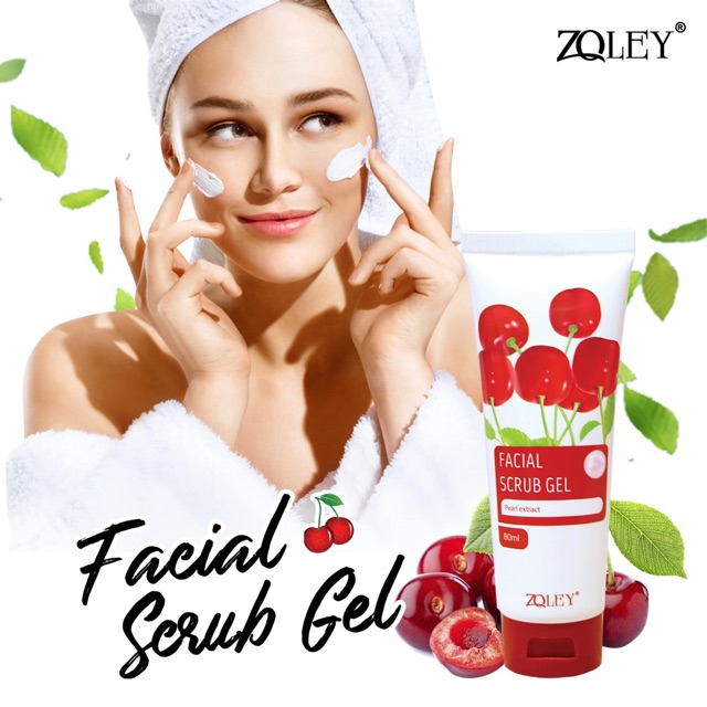 Gel tẩy tế bào chết hương cherry ZOLEY FACIAL SCRUB 80ml