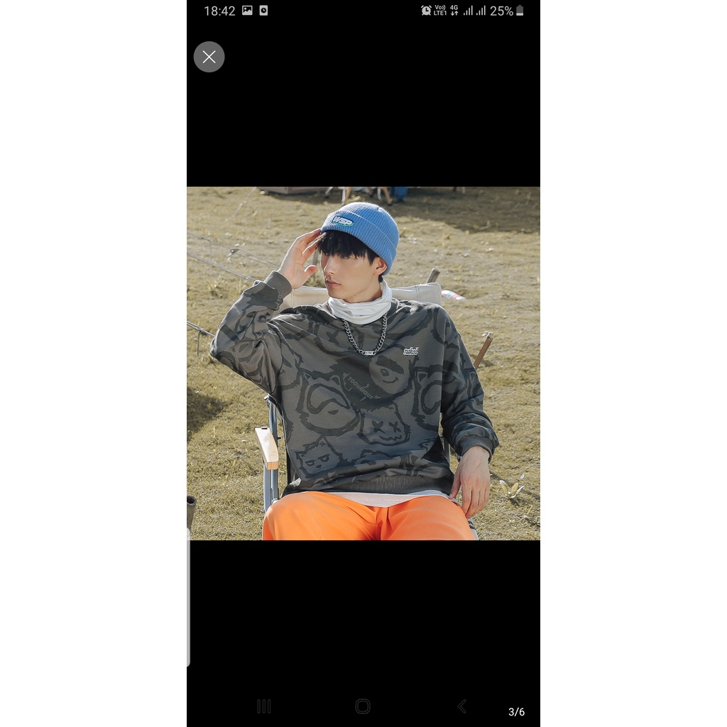 Áo Sweater nam nữ MEANSTORE nỉ lót bông oversize Unisex form rộng Ulzzang Hàn Quốc chất mềm mịn - Basic