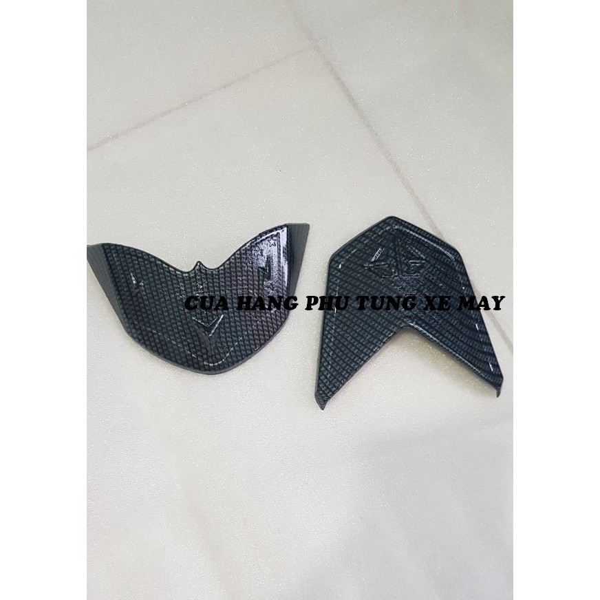 Bộ mũi dè trước và sau cho xe Air Blade 2016 - 2019 cacbon - 1 cặp