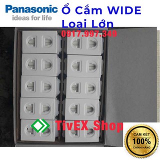 Ổ cắm đơn panasonic wev1081sw - dòng wide
