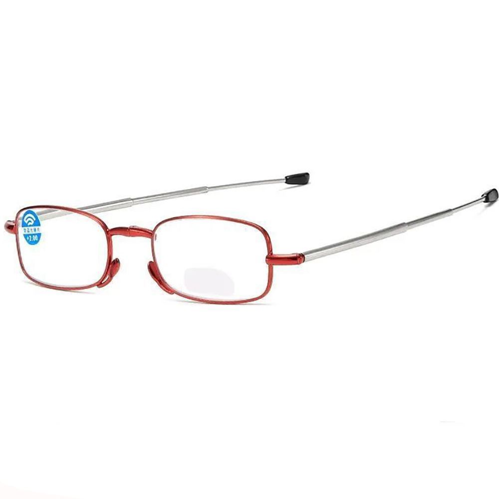 Mắt Kính Đọc Sách Gấp Gọn Bằng Kim Loại Phong Cách Cổ Điển Thời Trang Độc Đáo Cho Nam Và Nữ