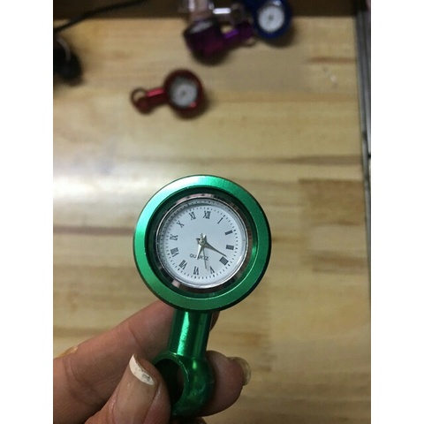 ĐỒNG HỒ + ỐC CHÂN KIẾNG NHIỀU MÀU GẮN CHO CÁC LOẠI XE