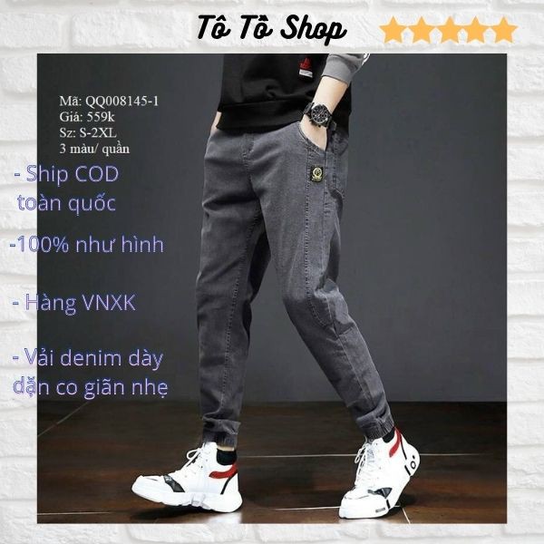 Quần Jean Nam Mẫu Mới ❤️FREESHIP❤️ Quần Bò Nam Ống Túm Thời Trang Chuẩn Hàng Shop Tô Tồ Shop - QJNTT11 | BigBuy360 - bigbuy360.vn